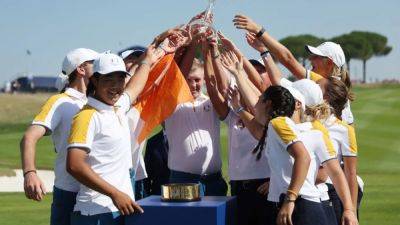 Ryder Cup - European Ryder Cup juniors end US dominance in emphatic style - channelnewsasia.com - Usa