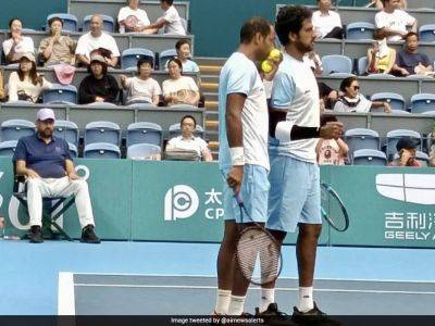 Tennis Ramkumar-Myneni Pair One Win Away From Men's Doubles Gold