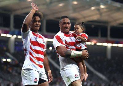 England into World Cup quarter-finals as Japan beat Samoa