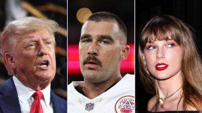 Travis Kelce - Donald Trump - Michael Owens - Taylor Swift - Trump weighs in on Taylor Swift relationship with NFL star Travis Kelce, predicts if relationship with last - foxnews.com - New York - county Travis - state New Jersey - county Taylor - county Swift