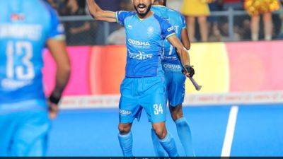 Jugraj Singh - Asia Cup - India Beat Malaysia 10-4 To Set Up Clash Against Pakistan In Men's Hockey 5s Asia Cup - sports.ndtv.com - India - Oman - Pakistan - Malaysia
