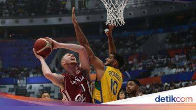 FIBA World Cup 2023: Tekuk Brasil, Latvia ke Perempatfinal!