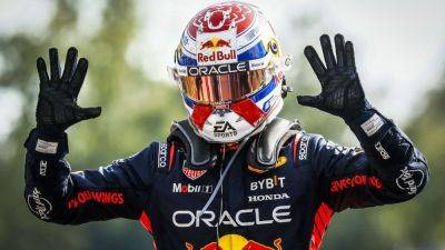 Max Verstappen claims record 10th straight F1 win at Italian Grand Prix - ESPN