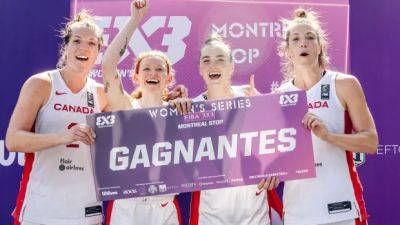 Canadian women's 3x3 team wins Montreal final for 3rd FIBA title on home soil - cbc.ca - Usa - Canada - Mongolia
