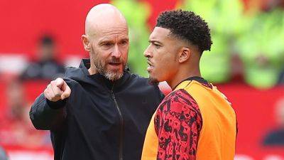 Jadon Sancho - Red Devils - 'Scapegoat' Jadon Sancho hits back after Erik ten Hag reveals training concerns - rte.ie