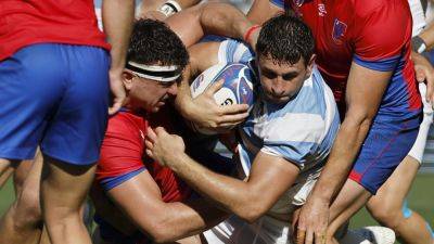 Michael Cheika - Argentina power past Chile 59-5 in first all-South American Rugby World Cup match up - france24.com - Usa - Argentina - Japan - Chile - Fiji - Samoa