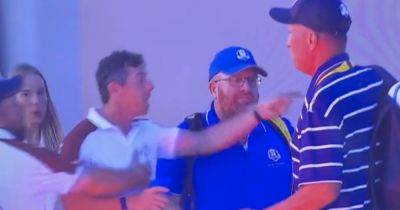 Rory Macilroy - Patrick Cantlay - Shane Lowry - Matt Fitzpatrick - Rory McIlroy in Ryder Cup rage as Shane Lowry holds Team Europe star back during parking lot altercation - dailyrecord.co.uk - Scotland - Usa