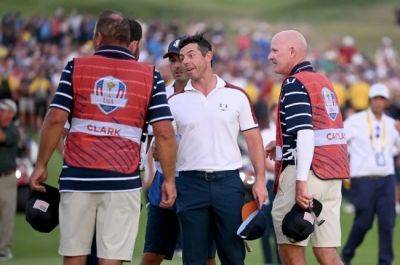 Rory Macilroy - Patrick Cantlay - Ryder Cup - Luke Donald - Marco Simone - Matthew Fitzpatrick - WATCH: McIlroy livid at US caddy 'crossing the line', says Donald - news24.com - Usa - Ireland