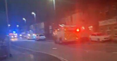 Greater Manchester Police issue statement after large emergency services presence descends on street