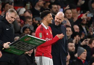 Jadon Sancho - Alejandro Garnacho - Rasmus Hojlund - Sancho puts Man United career in doubt with Ten Hag spat - news24.com