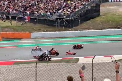 No serious injuries after Bagnaia, Binder incident at 'crazy' Spanish MotoGP