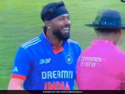 Watch: Amused Hardik Pandya Hugs Umpire As Rain Plays Hide And Seek During Asia Cup Match