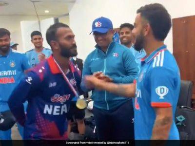 Watch: Virat Kohli Gives Medal To Nepal Star After Asia Cup Clash, Then Breaks Into Laughter With Suryakumar Yadav