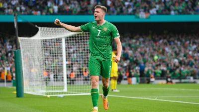 Adam Idah - Aaron Connolly - Hove Albion - Will Keane - Evan Ferguson - Huge blow for Ireland as Evan Ferguson ruled out of France and Netherlands matches - rte.ie - France - Netherlands - Ireland - county Republic
