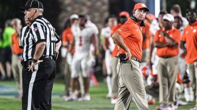 Turnover-filled Clemson loss to Duke ‘almost indescribable,’ Dabo Swinney says