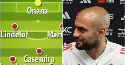 Three ways Manchester United can line up with Sofyan Amrabat in midfield