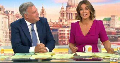 Susanna Reid - Star - Susanna Reid 'sorry' as she's suddenly replaced on Good Morning Britain after heading to work morning after NTAs - manchestereveningnews.co.uk - Britain - county Hawkins