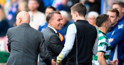 Brendan Rodgers leaves Rangers legend Ally McCoist in stitches as Celtic boss delivers razor-sharp derby ticket quip