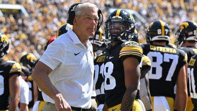 Iowa’s Kirk Ferentz thinks it’s ‘great’ Donald Trump and ‘60 other thousand people’ will attend rivalry game