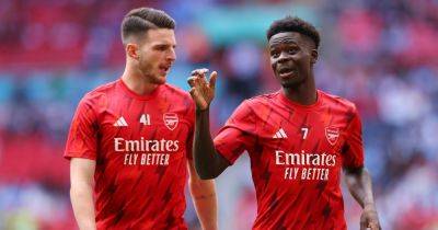 Bukayo Saka explains how he convinced Declan Rice to join Arsenal over Man City