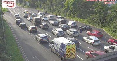 Live updates as huge tailbacks near M4 in Cardiff