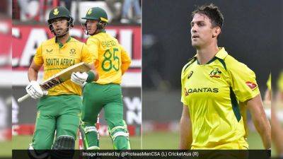 David Warner - Pat Cummins - Cameron Green - Alex Carey - Kagiso Rabada - Temba Bavuma - Quinton De-Kock - Heinrich Klaasen - South Africa vs Australia 1st ODI Live Score: Aussies Keen To Carry T20I Form Forward - sports.ndtv.com - Netherlands - Australia - South Africa - India