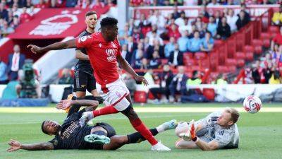 James Maddison - Bryan Mbeumo - Nottingham Forest - Emmanuel Adebayor - Taiwo Awoniyi - Awoniyi nominated for Premier League Player of the Month for August - guardian.ng - Britain - Nigeria