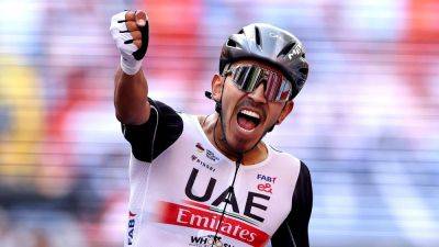 Juan Sebastian Molano sprints to victory on stage 12 of Vuelta