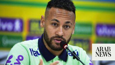 Neymar says not 100 percent fit for Brazil, compares Saudi league to French