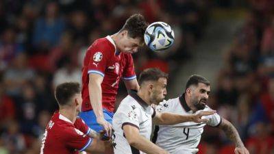 Tomas Soucek - Alex Kral - Albania draw 1-1 against group leaders Czech Republic in Euro qualifier - channelnewsasia.com - Czech Republic - Poland - Albania - Faroe Islands