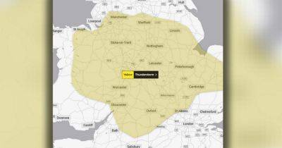 Thunderstorms forecast for Greater Manchester as Met Office issues weather warning - after a week of sunshine - manchestereveningnews.co.uk
