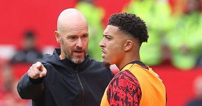 Jadon Sancho - Erik ten Hag biography quote hints at how he will deal with Manchester United player Jadon Sancho - manchestereveningnews.co.uk - Saudi Arabia