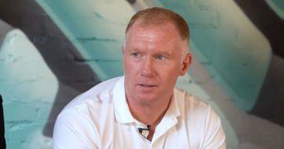 Manchester United icon Paul Scholes makes shock admission when asked if he was better than Steven Gerrard