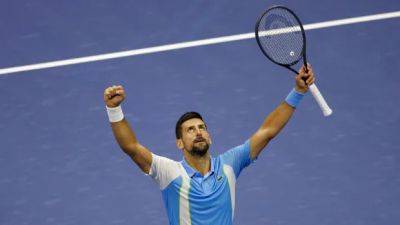 Djokovic reaches his 10th U.S. Open final by beating Shelton in straight sets