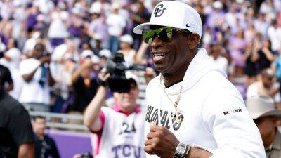 Deion Sander - Star - Colorado's Deion Sanders says he told injured TCU player to 'get back in this game' during viral moment - foxnews.com - Usa - state Texas - state Colorado - county Worth