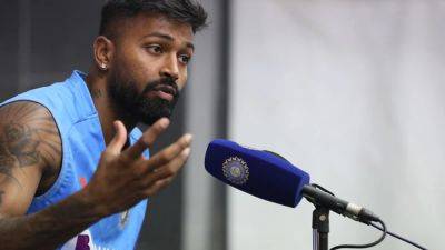 Hardik Pandya - Star Sports - Asia Cup - "My Workload Is Thrice As Anyone Else": India Vice-Captain Hardik Pandya Ahead Of Clash vs Pakistan - sports.ndtv.com - India - Bangladesh - Pakistan
