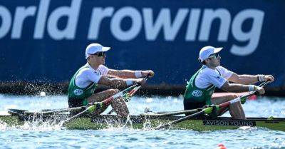 Fintan McCarthy and Paul O'Donovan retain gold medal at World Rowing Championships
