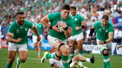 Vintage Sexton roars back as Ireland rout Romania - channelnewsasia.com - France - Scotland - Romania - South Africa - Ireland - Tonga