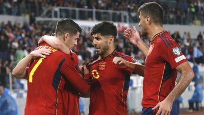 Morata scores hat-trick as Spain thrash Georgia 7-1