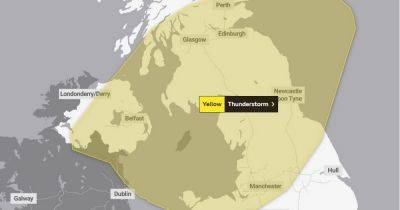 Greater Manchester braced for thunderstorms with weather warning in force