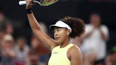 Naomi Osaka returns to elite tennis from maternity break, wins 1st match in Brisbane