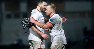 Stuart Maccloskey - Jacob Stockdale - James Ryan - John Cooney - Nick Timoney - Jimmy Obrien - Dan Sheehan - Cian Healy - Leinster Rugby - Sam Prendergast - Ulster begin new year with victory over league leaders Leinster at RDS - breakingnews.ie