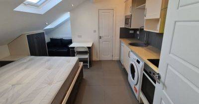 The small studio flat in Manchester where you sleep next to the oven - for £850 a month