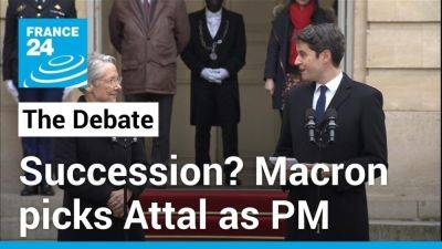 Emmanuel Macron - Marine Le-Pen - Charles Wente - Succession? Macron picks Gabriel Attal as youngest French prime minister - france24.com - France - Jordan