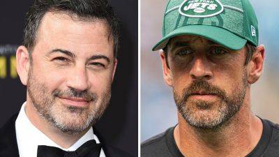 Jimmy Kimmel takes shot at 'delusional people' amid Aaron Rodgers feud