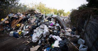 'Someone fly-tipped an entire Christmas tree!' - The disgusting mess in 'the worst alleway in Manchester'