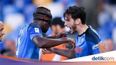 Victor Osimhen - Osimhen Ngamuk ke Agen Kvaratskhelia Gara-gara Rumor Transfer - sport.detik.com - Georgia - Saudi Arabia