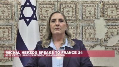 'The people of Israel do not want war': Israeli First Lady Michal Herzog - france24.com - France - Israel