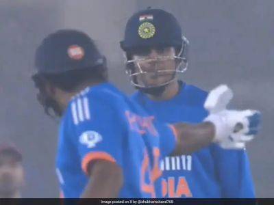 Rohit Sharma - Ibrahim Zadran - Shubman Gill - Watch: Furious Rohit Sharma Blasts Shubman Gill After Horrible Mix-up Sees Him Depart For 0 In India vs Afghanistan T20I - sports.ndtv.com - India - Afghanistan