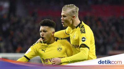 Borussia Dortmund - Jadon Sancho - Erling Haaland - Haaland Komentari Kepulangan Sancho ke Dortmund: Beautiful - sport.detik.com